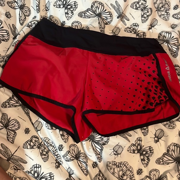 Red Reebok CrossFit Shorts - Picture 1 of 3
